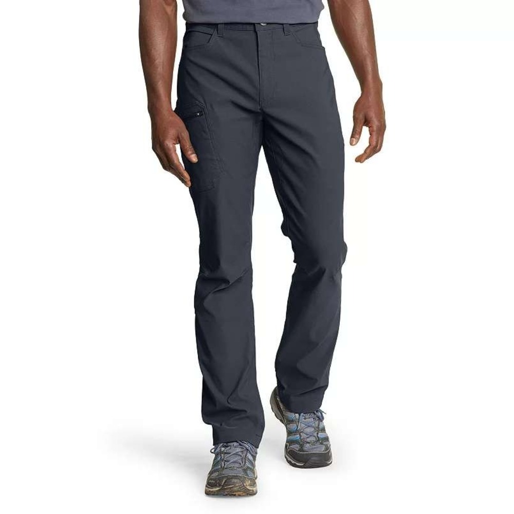 Eddie Bauer Rainier Pants Men's 40x30 Storm Gray Slim Fit UPF 50+ NWT Hiking